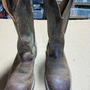 Ariat Mens Rambler Recon Bomber  Western Brown Leather Size 11D 10016289